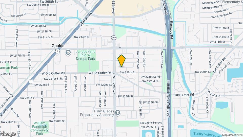 11086 SW 219th St Map and Location Details