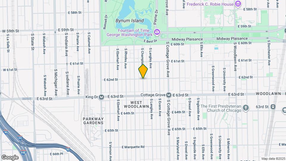 6203 S Champlain Ave, Unit 3S Map and Location Details