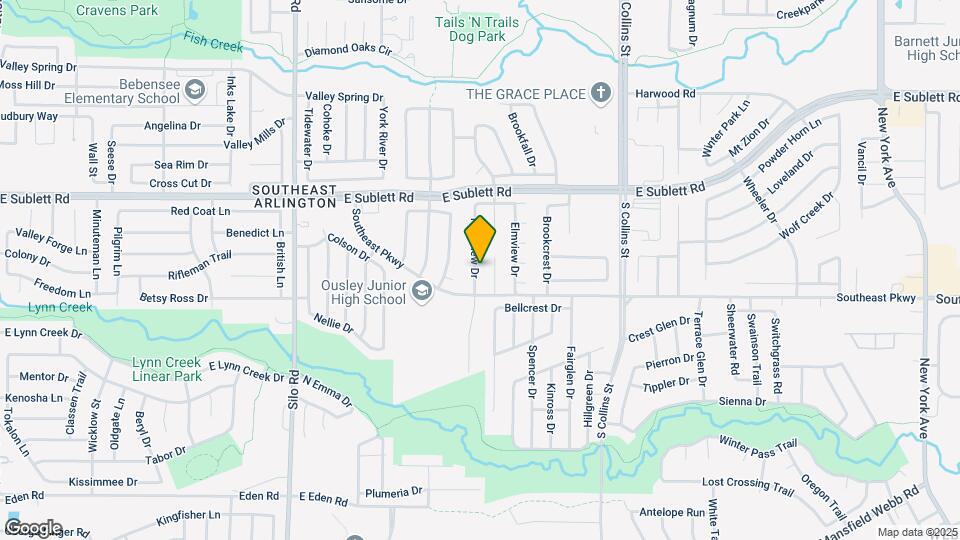 6409 Plainview Dr Map and Location Details