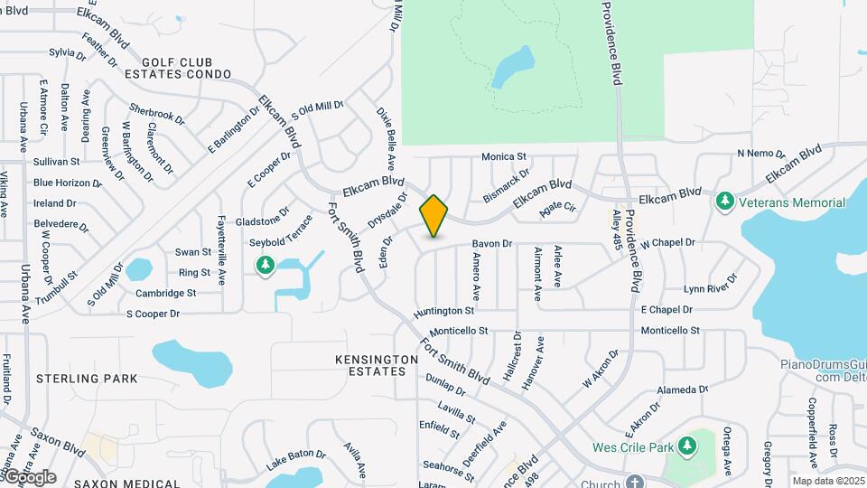1560 Bavon Dr Map and Location Details