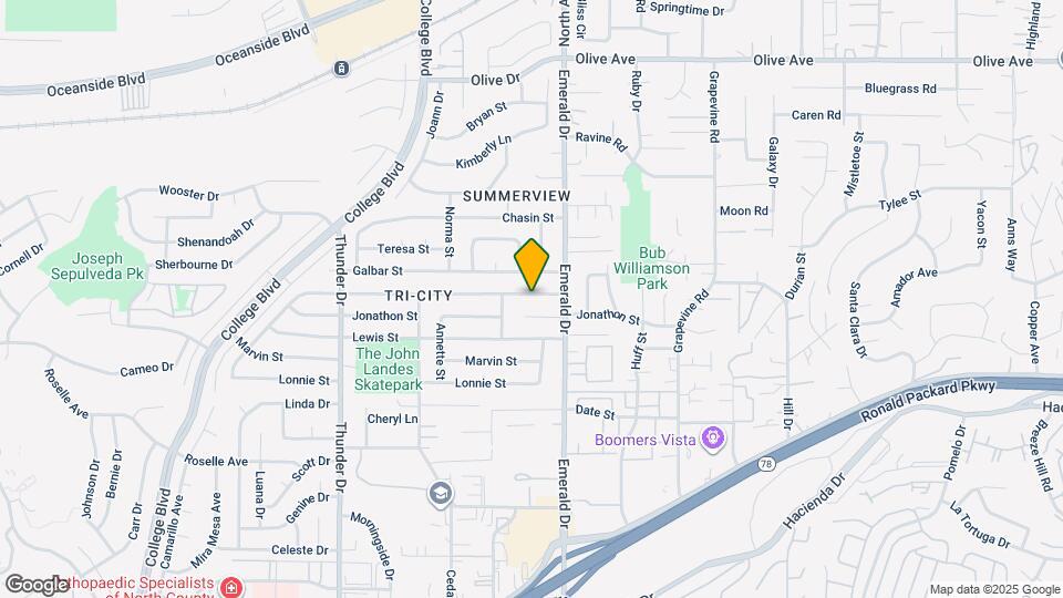 4217 Thomas St Map and Location Details