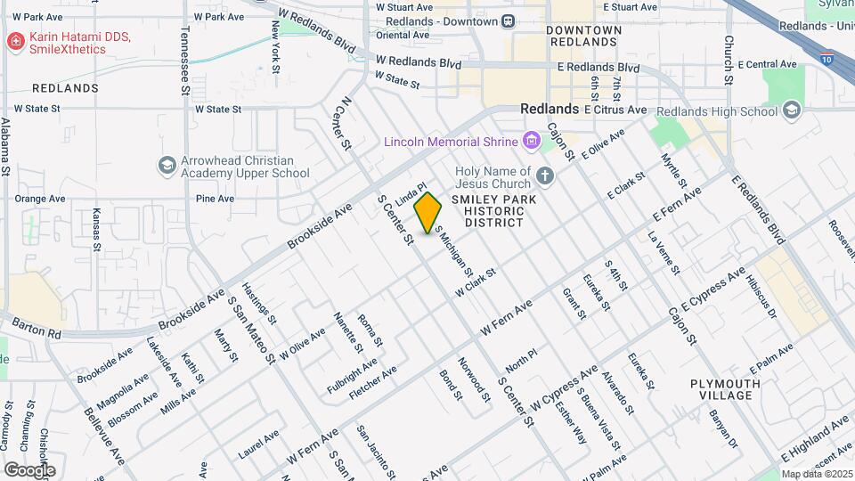 135 S Center St Map and Location Details