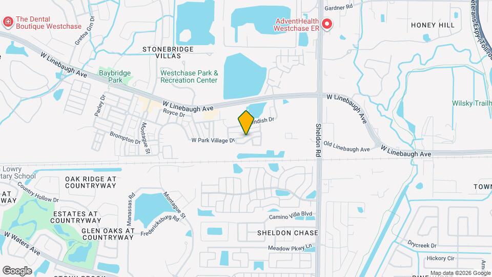 9508 W Park Village Dr Map and Location Details