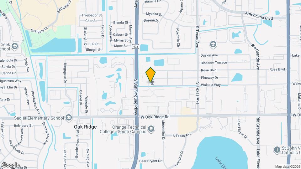 5695 Oak Hill Manor Dr Map and Location Details