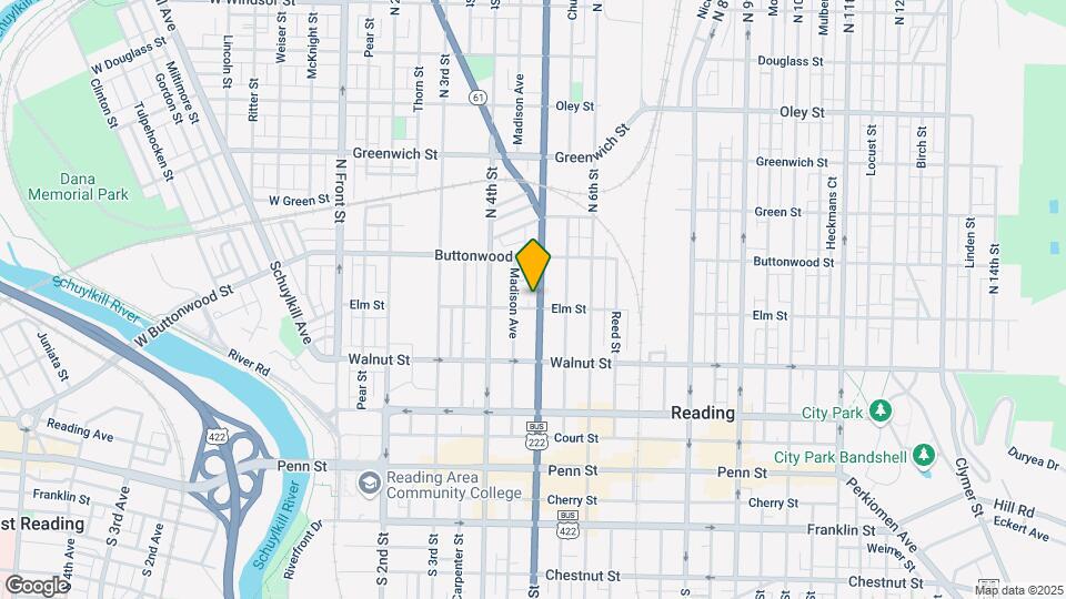 304 N 5th St Map and Location Details