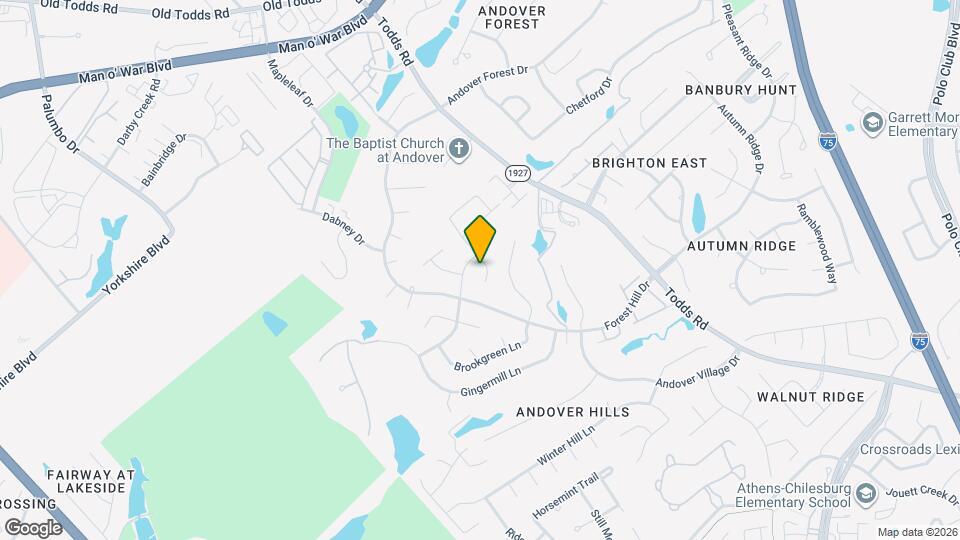 604 Hunters Green Ct Map and Location Details