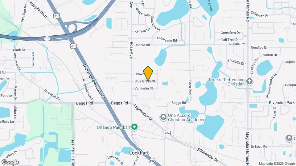 5328 Blue Grass St Map and Location Details