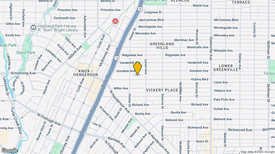 5225 Vickery Blvd Map and Location Details