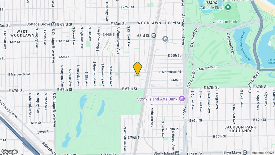 6610-6618 S Kenwood Ave Map and Location Details