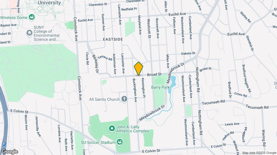 412 Broad St, Unit 412 Map and Location Details