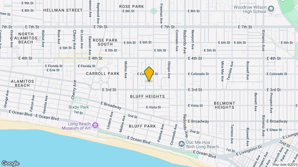 316 Gladys Ave Map and Location Details