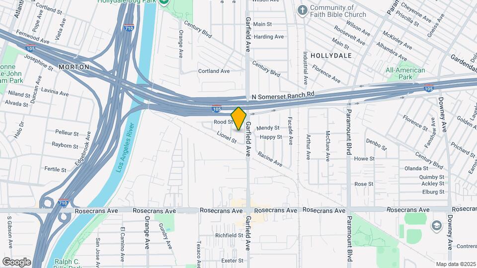 7444 Mendy St Map and Location Details