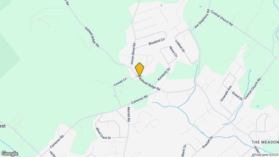 1845 Kidwell Ridge Rd Map and Location Details