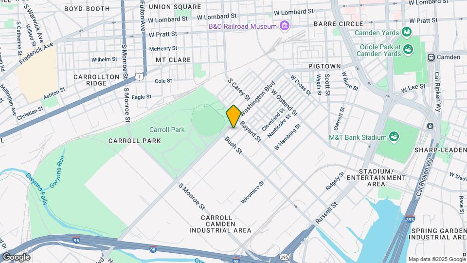 1436 Ward St Map and Location Details