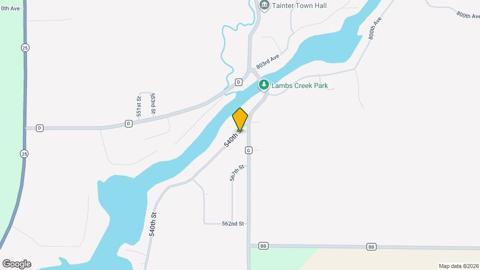 N7886 540th St Map and Location Details