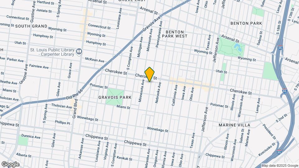 3425 Pennsylvania Ave Map and Location Details