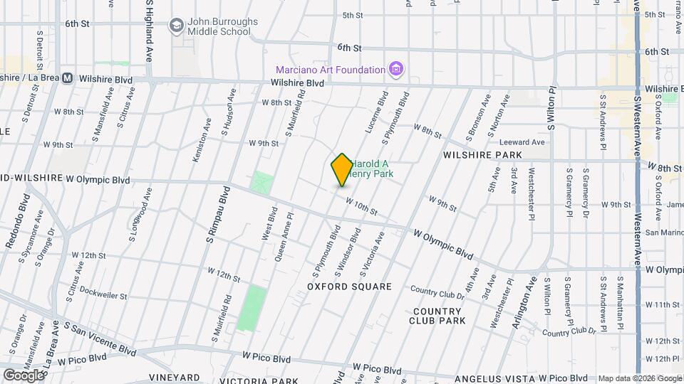 942 S Lucerne Blvd Mapa y Detalles de la Ubicación
