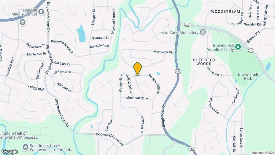 3724 Spring Garden Ln Map and Location Details