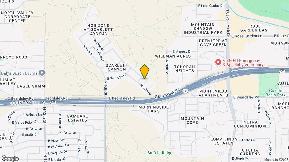 1720 E Blackhawk Dr Map and Location Details