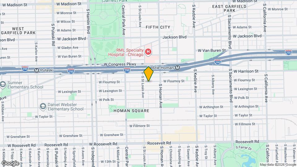 3443 W Flournoy St Map and Location Details