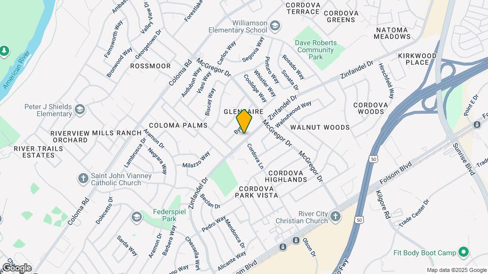 2332 Zinfandel Dr Map and Location Details