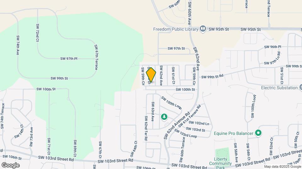 14927 SW 63rd Ct Map and Location Details
