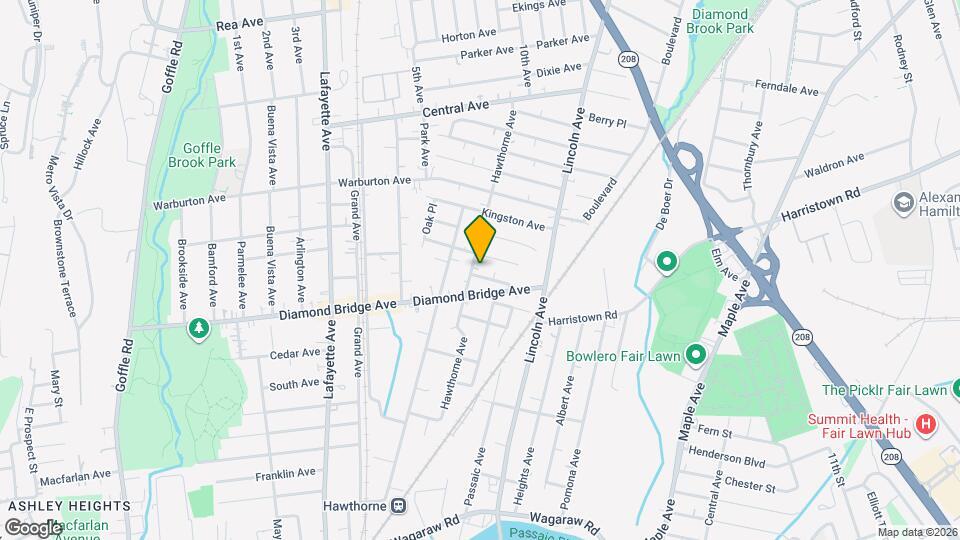 189 Hawthorne Ave, Unit 1st floor Map and Location Details