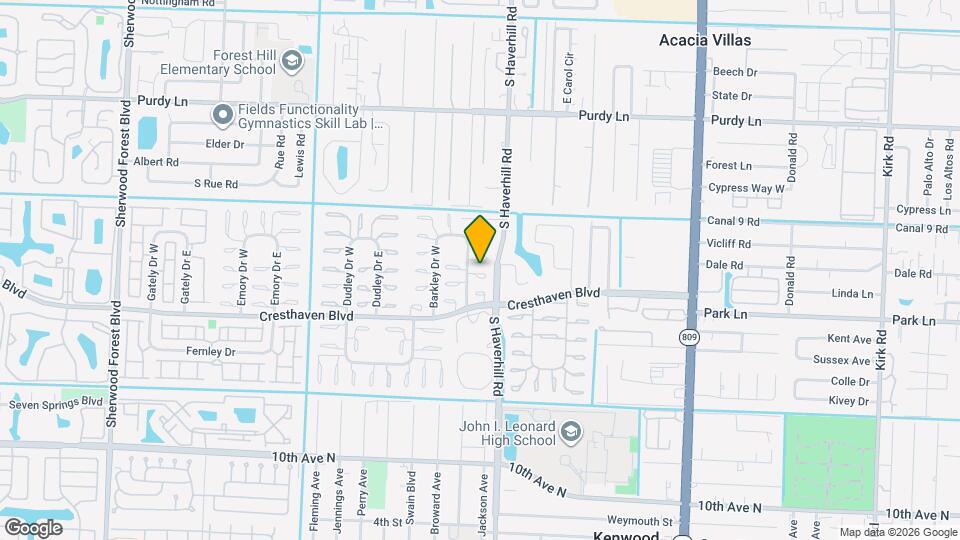 2650 Barkley Dr E Map and Location Details