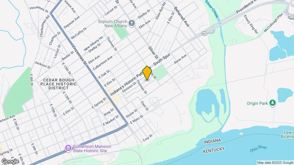 1919 Center St Map and Location Details