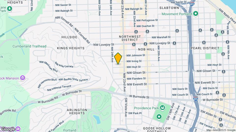 2349 NW Hoyt St Mapa y Detalles de la Ubicación