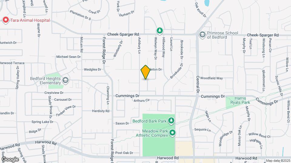 3621 Welwyn Way Dr Map and Location Details