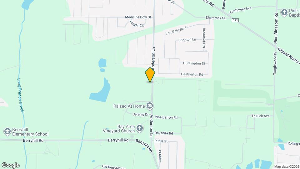 5851 Anderson Ln Map and Location Details
