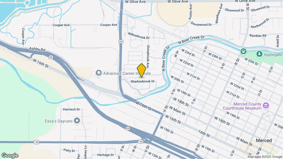 1913 Shadowbrook Dr Map and Location Details