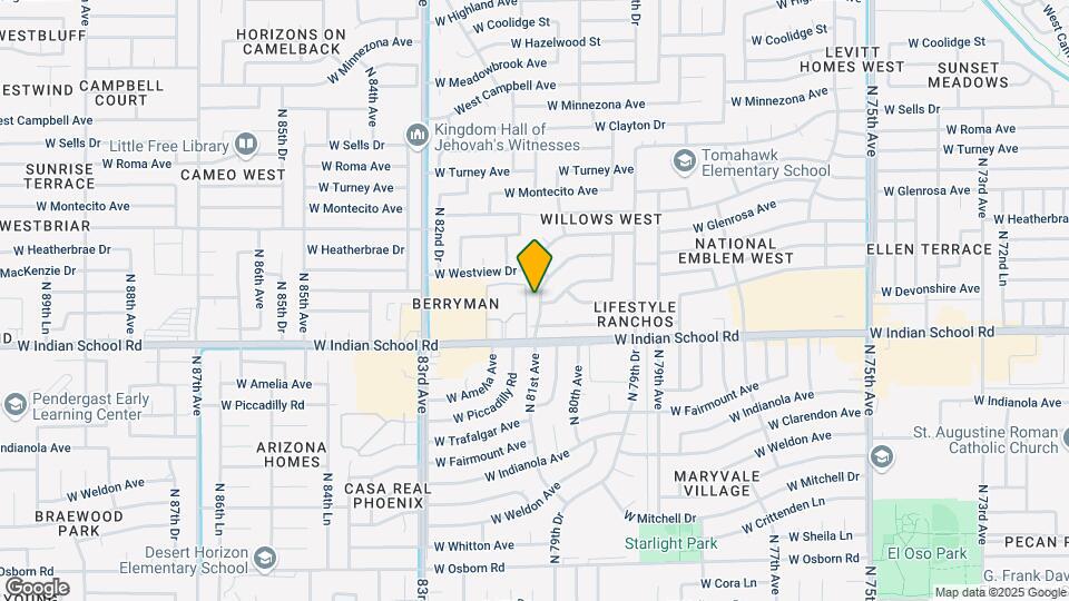 4136 N 81st Ave Map and Location Details