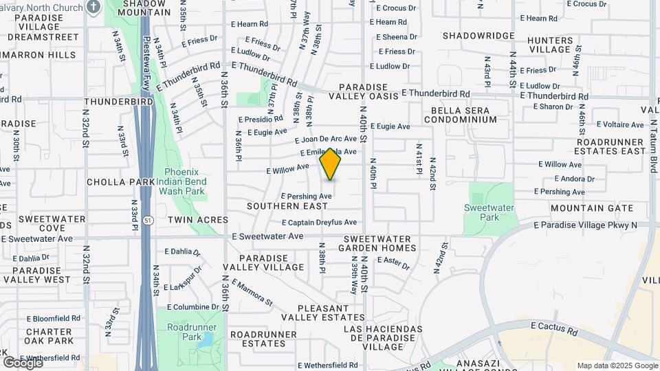 13232 N 39th St Map and Location Details
