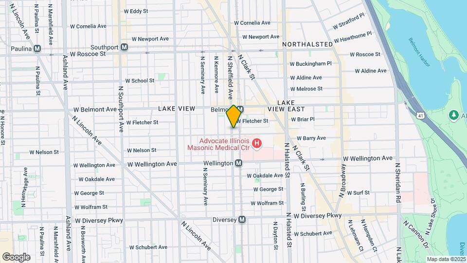 3101 N Sheffield Ave Mapa y Detalles de la Ubicación