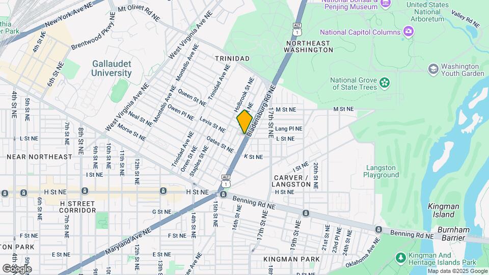 1040 Bladensburg Rd NE Map and Location Details