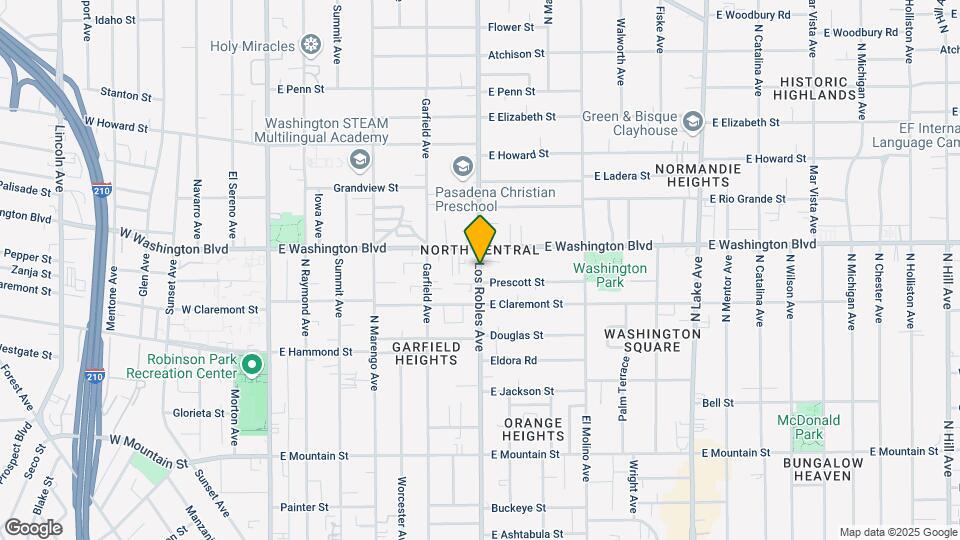 1288 N Los Robles Ave, Unit 1288 Mapa y Detalles de la Ubicación