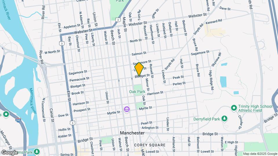 128 Oak St-Unit -128 Oak Street - First Floor Map and Location Details