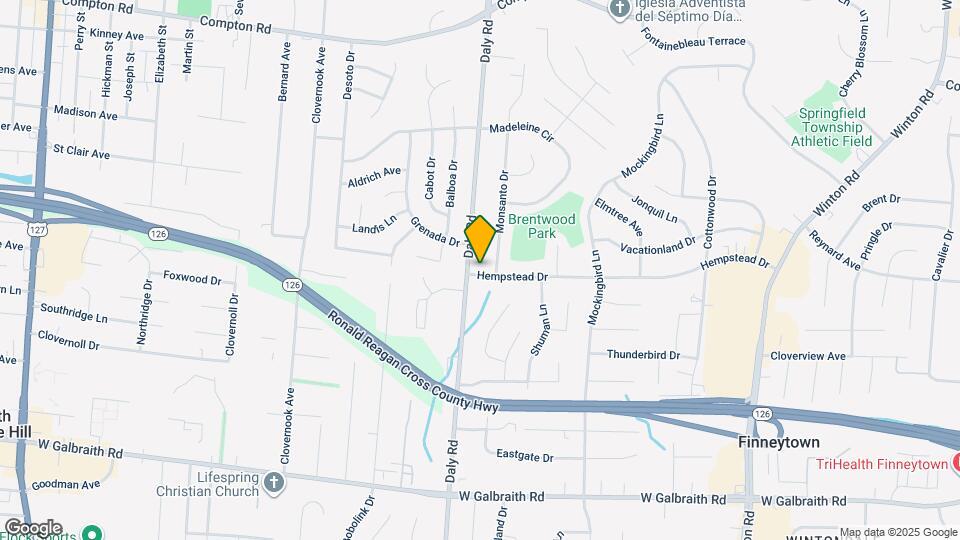 1192 Hempstead Dr Map and Location Details