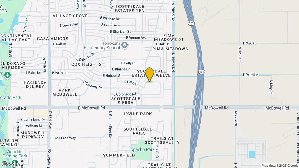 8731 E Forest Dr Map and Location Details