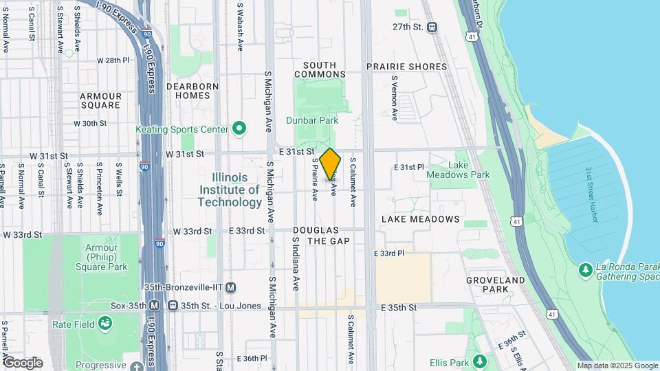 3158 S Giles Ave Mapa y Detalles de la Ubicación