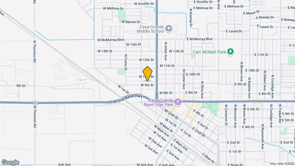 414 W 9th St Map and Location Details