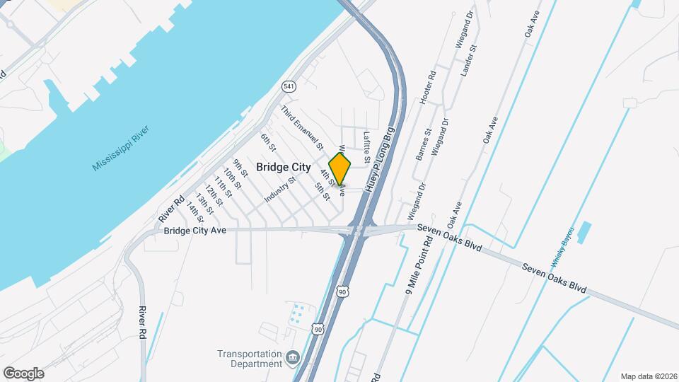 600 Westwego Ave Map and Location Details