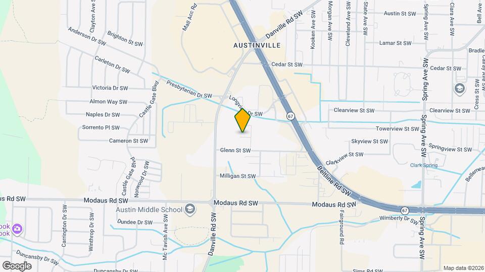 1870 Graymont Ln SW Map and Location Details