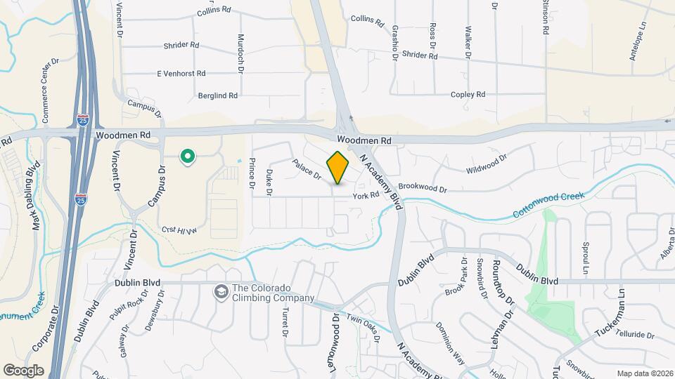 1510 York Dr Map and Location Details