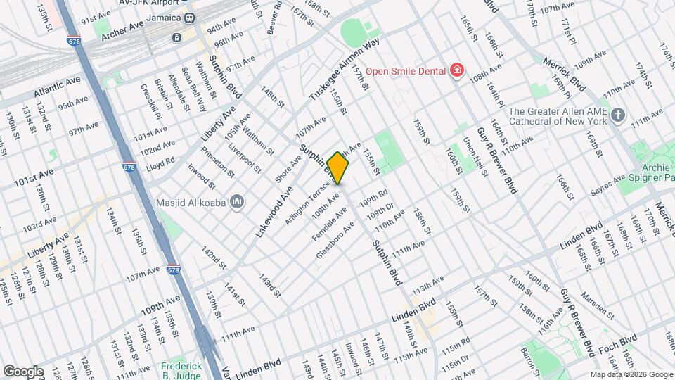 10844 Sutphin Blvd Map and Location Details