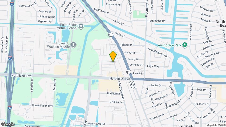 2855 Tangerine Ln Map and Location Details