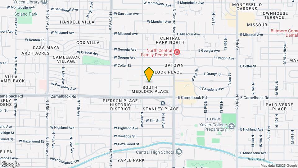 36 W Pasadena Ave Mapa y Detalles de la Ubicación