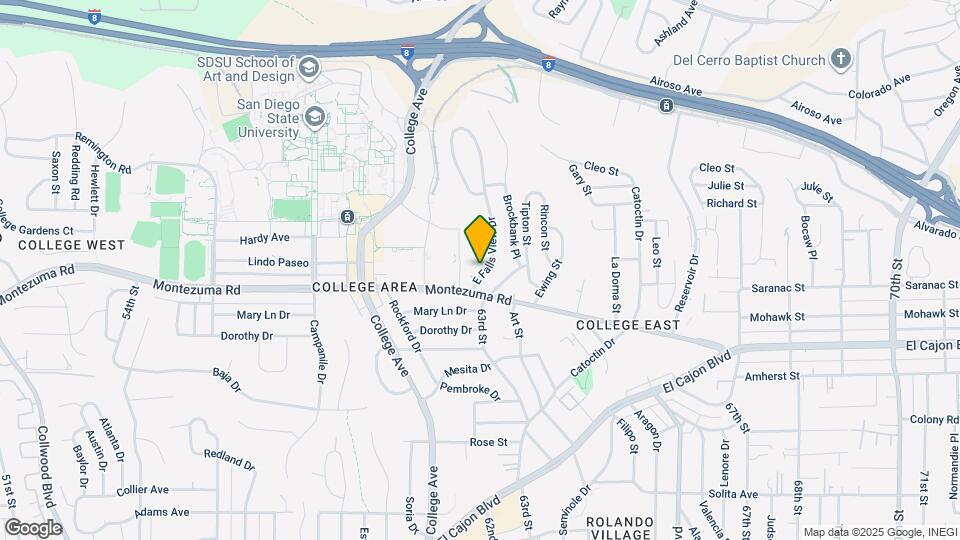 5118-5120 E Falls View Dr Map and Location Details